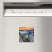 Der Schrei von Edvard Munch Magnet (In Situ (Geschirrspüler))