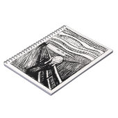 der Schrei von Edvard Munch Notizblock (Linke Seite)