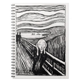 der Schrei von Edvard Munch Notizblock