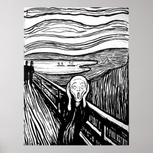 Der Schrei von Edvard Munch Poster