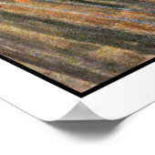 "Der Schrei" von Edvard Munch Poster (Ecke)