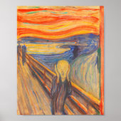 Der Schrei von Edvard Munch Poster (Vorne)