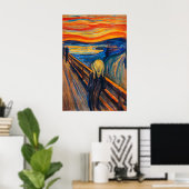 Der Schrei von Edvard Munch Poster (Heimbüro)