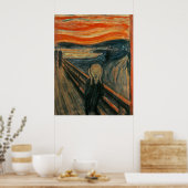 Der Schrei von Edvard Munch Poster (Küche)