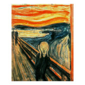 Der Schrei von Edvard Munch Poster (Vorderseite)