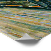 Der Schrei von Edvard Munch Poster (Ecke)