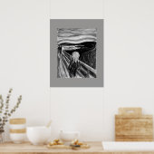 Der Schrei von Edvard Munch Poster (Küche)