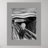 Der Schrei von Edvard Munch Poster (Vorne)