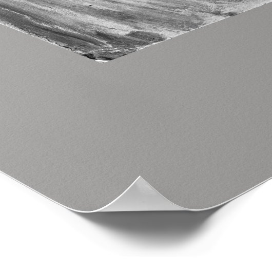 Der Schrei von Edvard Munch Poster (Ecke)