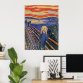 Der Schrei von Edvard Munch Poster (Heimbüro)