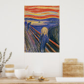 Der Schrei von Edvard Munch Poster (Küche)