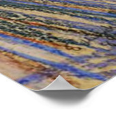 Der Schrei von Edvard Munch Poster (Ecke)