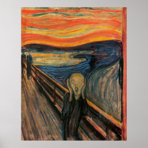 Der Schrei von Edvard Munch Poster