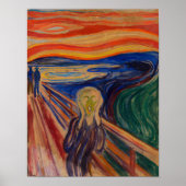 Der Schrei von Edvard Munch Poster (Vorne)
