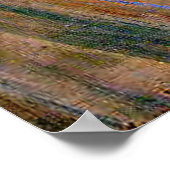 Der Schrei von Edvard Munch Poster (Ecke)