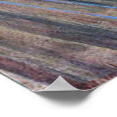 Der Schrei von Edvard Munch Poster (Ecke)