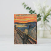 Der Schrei von Edvard Munch Postkarte (Stehend Vorderseite)