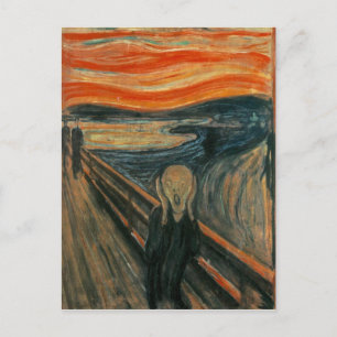 Der Schrei von Edvard Munch Postkarte