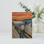 Der Schrei von Edvard Munch Postkarte (Stehend Vorderseite)