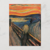 Der Schrei von Edvard Munch Postkarten