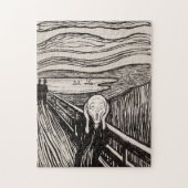 Der Schrei von Edvard Munch Puzzle (Vertikal)
