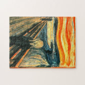 Der Schrei von Edvard Munch Puzzle (Horizontal)