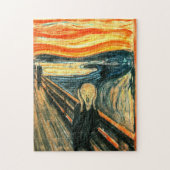 Der Schrei von Edvard Munch Puzzle (Vertikal)