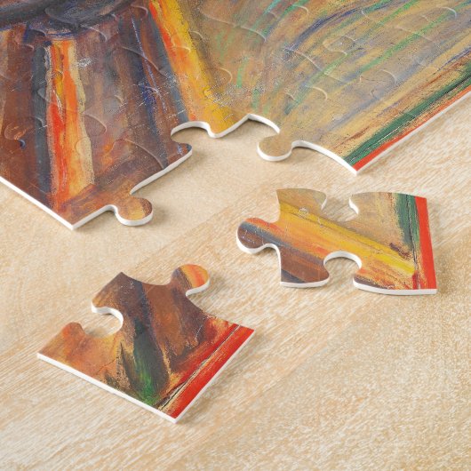 Der Schrei von Edvard Munch Puzzle (Seite)