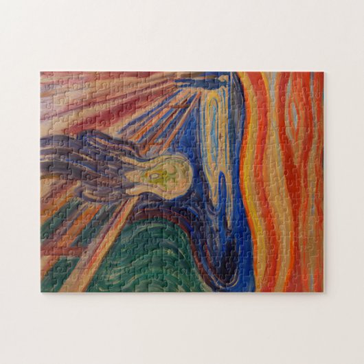Der Schrei von Edvard Munch Puzzle (Horizontal)