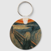 Der Schrei von Edvard Munch Schlüsselanhänger (Vorderseite)