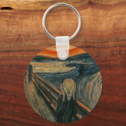 Der Schrei von Edvard Munch Schlüsselanhänger (Vorderseite)