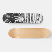 Der Schrei von Edvard Munch Skateboard (Horizontal)