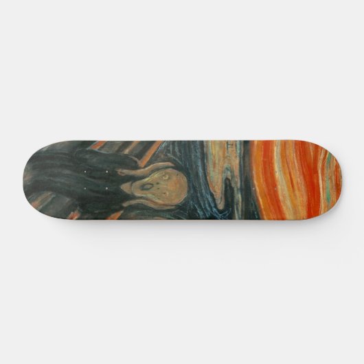 Der Schrei von Edvard Munch Skateboard (Horizontal)