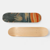 Der Schrei von Edvard Munch Skateboard (Horizontal)