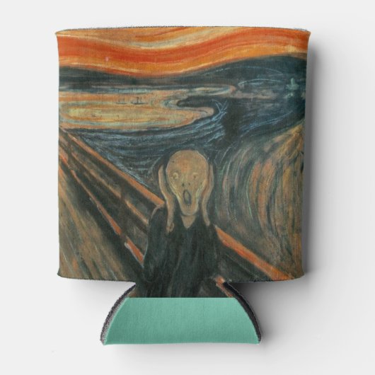 Der Schrei von Edvard Munch, symbolischer Maler Dosenkühler (Vorderseite)