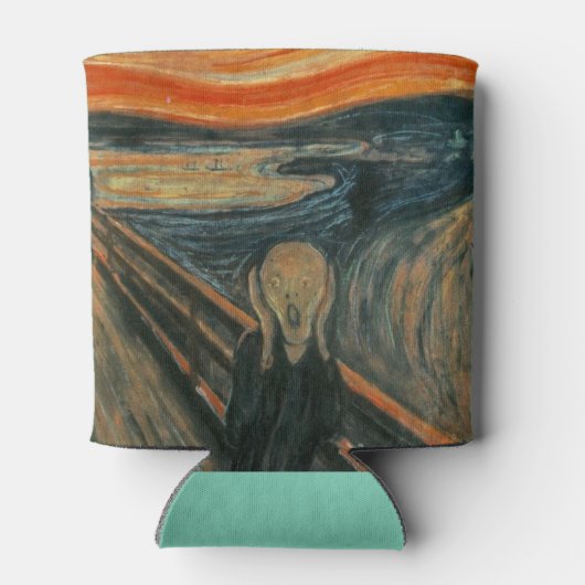 Der Schrei von Edvard Munch, symbolischer Maler Dosenkühler (Rückseite)