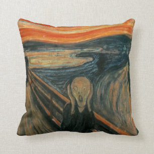 Der Schrei von Edvard Munch, symbolischer Maler Kissen