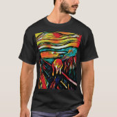 Der Schrei von Edvard Munch T - Shirt (Vorderseite)