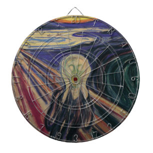 Der Schrei von Edvard Munch, Vintage-Expressionism Dartscheibe