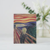 Der Schrei von Edvard Munch, Vintage-Expressionism Postkarte (Stehend Vorderseite)