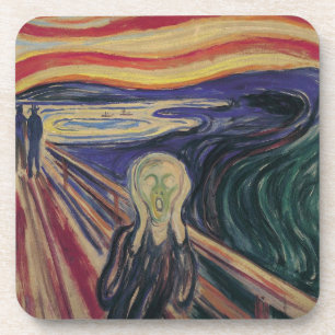 Der Schrei von Edvard Munch, Vintage-Expressionism Untersetzer