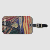 Der Schrei von Edvard Munch, Vintager Expressionis Gepäckanhänger (Vorderseite (Horizontal))