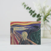 Der Schrei von Edvard Munch, Vintager Expressionis Postkarte (Stehend Vorderseite)