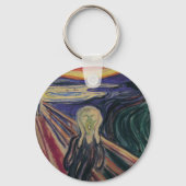 Der Schrei von Edvard Munch, Vintager Expressionis Schlüsselanhänger (Vorderseite)