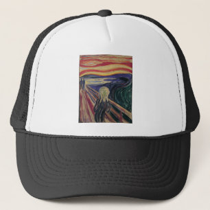 Der Schrei von Edvard Munch, Vintager Expressionis Truckerkappe