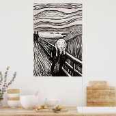 Der Schrei von Edward Munch Poster (Küche)