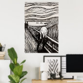 Der Schrei von Edward Munch Poster (Heimbüro)