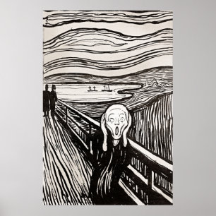 Der Schrei von Edward Munch Poster