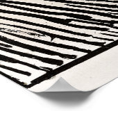 Der Schrei von Edward Munch Poster (Ecke)