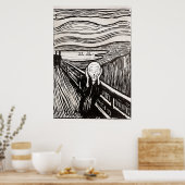 Der Schrei von Edward Munch Poster (Küche)